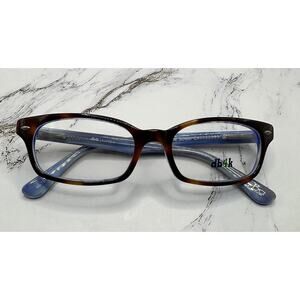 DB4K By Europa-Kids Frames-Old School C1-Tortoise/Sky Blue-46-16-125-New w/Case
